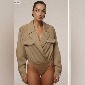 TAN STRUCTURE THEORY BODYSUIT